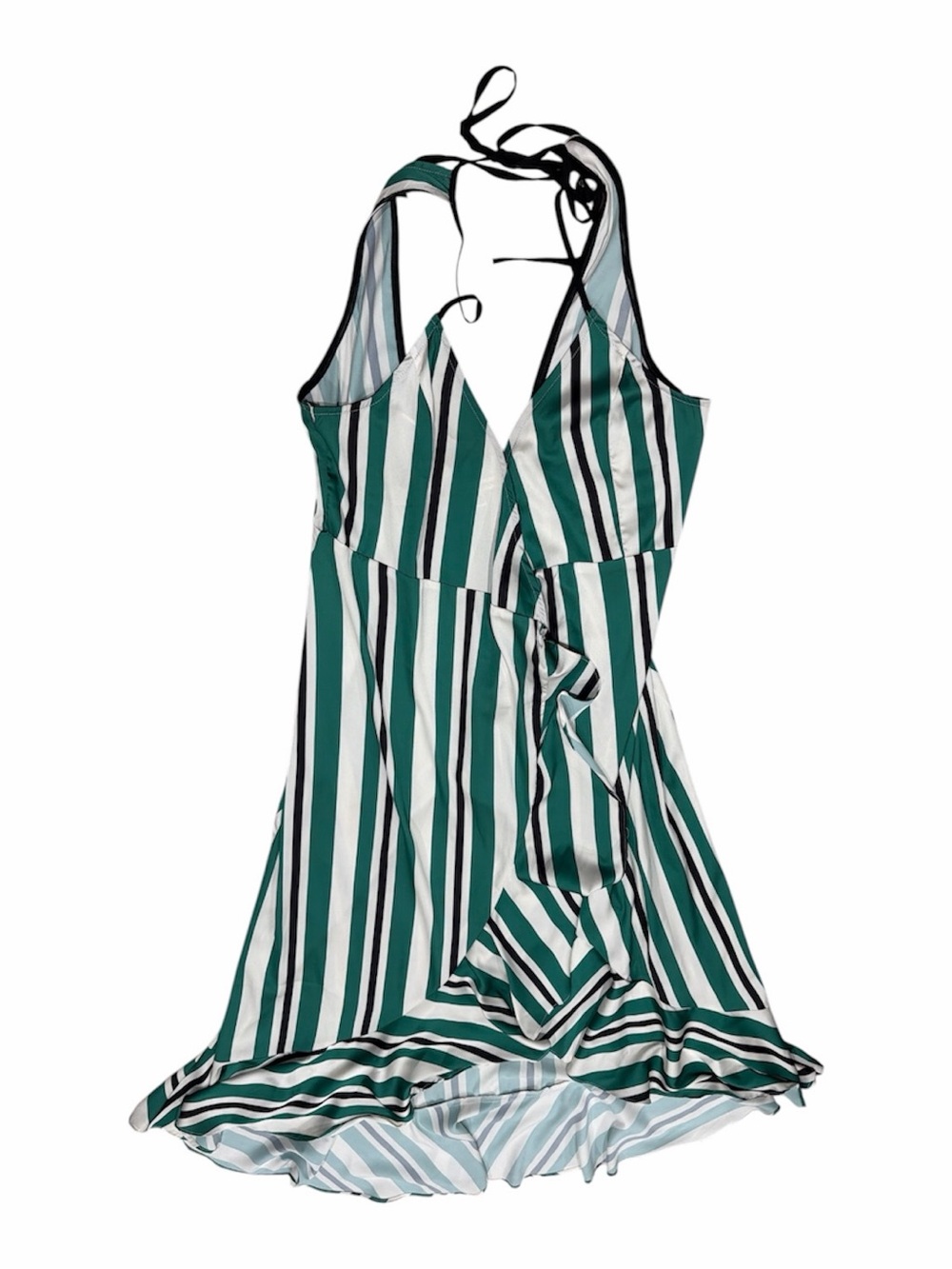 Jealous Tomato Green and White Striped Sundress
